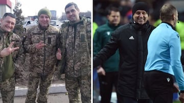Vernydub, entrenador del Sheriff, se une al ejército de Ucrania