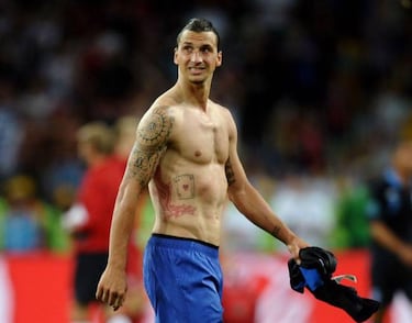 Los cinco mejores tatuajes de Zlatan Ibrahimovic