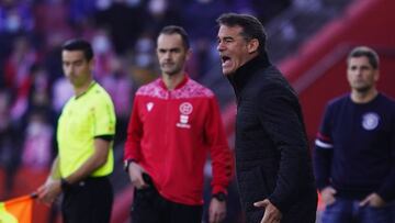 Luis García Plaza durante el partido contra el Granada.
