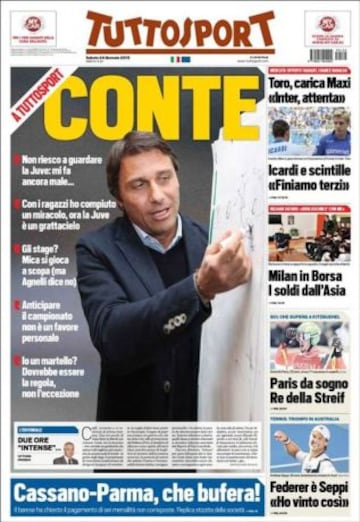 Portadas de la prensa deportiva