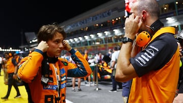 Piastri, en la parrilla de Singapur.