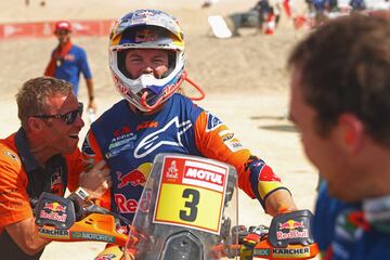 Toby Price de Australia, campeón del Dakar 2019 en motos.