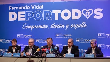 Fernando Vidal presentó su candidatura