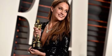 Vikander tiene un Oscar a mejor actriz de reparto por La chica danesa (201).