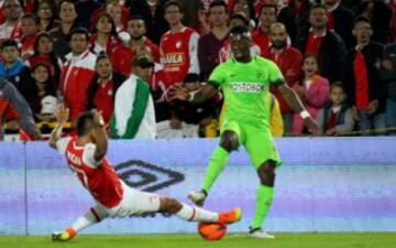 Bernal adelantó a los verdes; Gómez empató para el equipo cardenal.
