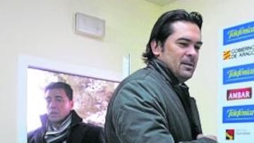 <b>REVOLUCIÓN EN LA PLANTILLA. </b>Poschner y Prieto, antes de su rueda de prensa del pasado miércoles.