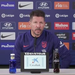 Simeone: "Hablé con Suárez hace dos meses"