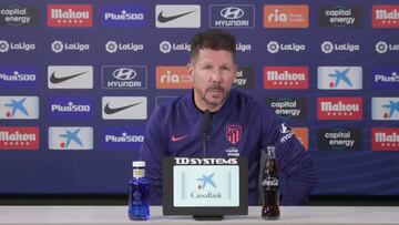 Simeone: "Hablé con Suárez hace dos meses"