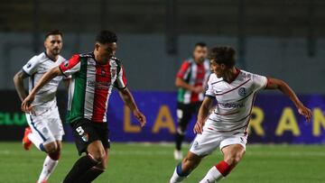 Futbol, Palestino vs San Lorenzo
Tercera ronda, Copa Conmebol Libertadores 2023

El jugador de Palestino Maximiliano Salas es fotografiado durante el partido de Copa Conmebol Sudamericana contra San Lorenzo disputado en el estadio El Teniente en Rancagua, Chile.
3/5/2023
Jorge Loyola/Photosport

Football, Palestino vs San Lorenzo
third round, Conmebol Libertadores Cup

Palestino's player Maximiliano Salas is pictured during the Copa Conmebol Sudamericana championship match against San Lorenzo at the El Teniente in Rancagua, Chile.
3/5/2023
Jorge Loyola/Photosport