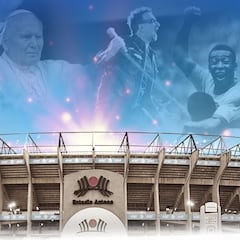 55 años del Estadio Azteca: leyendas del 'templo mayor'