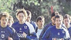 Entrenamiento en Zubieta.