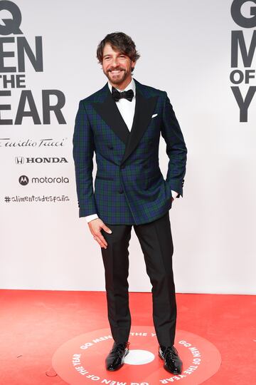 El actor Félix Gómez en la gala de premios GQ Hombres del Año 2023.