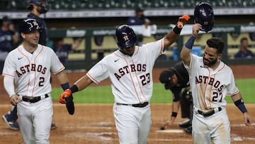 Con rally de cinco carreras en la quinta entrada, y de la mano de Justin Verlander, los Astros ganan su octavo duelo en fila de Opening Day (2013).