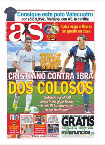 Las portadas de AS de julio