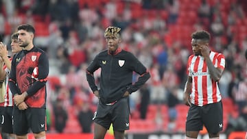 01/05/25 SEMIFINAL EUROPA LEAGUE PARTIDO IDA
ATHLETIC DE BILBAO - MANCHESTER UNITED
FINDE PARTIDO RISTEZA NICO WILLIAMS IÑAKI WILLIAMS