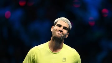 Carlos Alcaraz, en las ATP Finals.