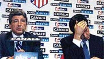 <b>CABEZAS PENSANTES</B>. Cerezo y Miguel Ángel Gil son las cabezas pensantes de este nuevo Atlético.