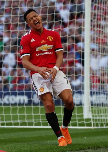 El ingrato partido de Alexis Sánchez en la final de la FA Cup