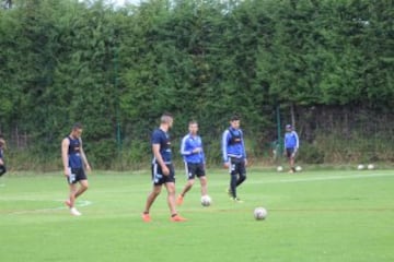 Millonarios prepara el partido de cuartos de final de la Liga Águila frente a Nacional 