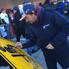 Daytona bromea con la tumbona de Alonso