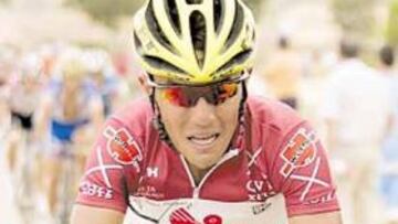 <b>ACTIVO. </b>Joaquín Rodríguez ya se dejó ver con el maillot de la montaña.