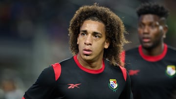 Adalberto Carrasquilla of Panama during the Semifinals match between Panama and Mexico (Mexican National Team) as part of the 2024 Concacaf Nations League, at AT-T Stadium, Arlington, Texas, on March 21, 2024.