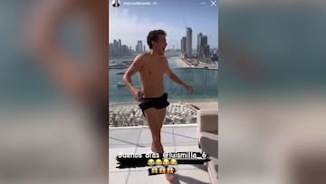 Marcos Llorente vuelve a las andadas: el susto a su amigo Luis Milla, jugador del Granada