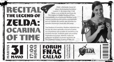 Un recital de música para Ocarina of Time en España