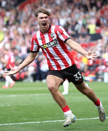 Tyler Dibling, jugador del Southampton.