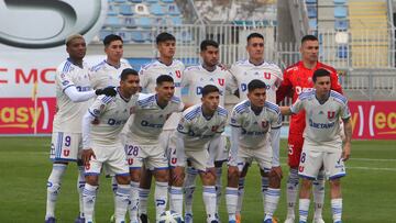 General Velasquez vs Universidad de Chile, tercera ronda, Copa Chile 2022
El equipo de Universidad de Chile posa para los fotografos durante el partido de Copa Chile frente a General Velasquez realizado en el Estadio El Teniente de Rancagua, Chile.
19/06/2022
Jorge Loyola/Photosport
Football, General Velasquez vs Universidad de Chile.
3rd phase, 2022 Copa Chile.
Universidad de Chile's team poses for the photographers, during the Copa Chile match held at the El Teniente stadium
Rancagua, Chile.
19/06/2022
Jorge Loyola/Photosport