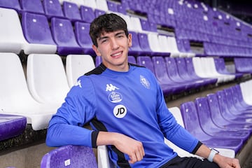 Mario Martn, en la grada de Zorrilla.