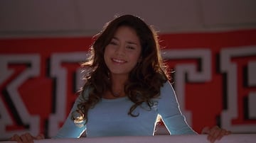 Así lucía Vanessa Hudgens en 2006 en High School Musical.