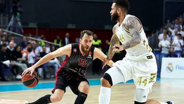 Sergio Rodríguez ante Jeff Taylor.