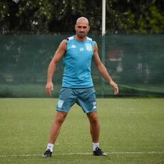 Lisandro López entrenó junto a sus compañeros en Racing