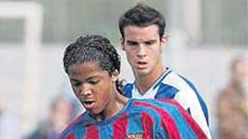 <b>ES MUY BUENO. </b>Giovani es uno de los referentes de la cantera culé.