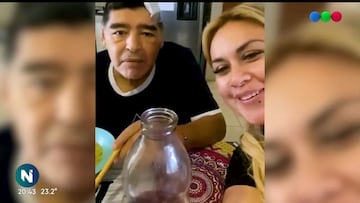 Sale a la luz el último video de Diego Maradona