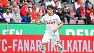 Jorge Mer&eacute; durante un partido en Alemania