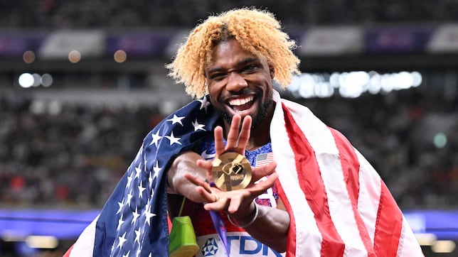 ‘Goku Lyles’ desata la energía y es oro mundial... por cuarta vez consecutiva