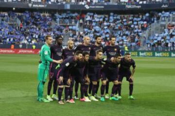 M¨¢laga-Barcelona: la expulsi¨®n de Neymar, los goles, el ¨¢rbitro Gil Manzano...todo en im¨¢genes