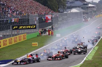 Circuito de Monza en Italia.