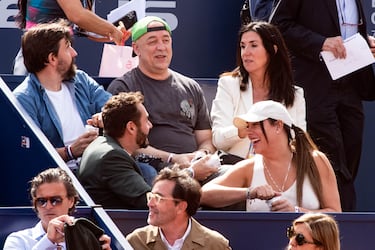 Karla Sofía Gascón y Goyo Jiménez asisten a la quinta Jornada del Trofeo Conde de Godó.