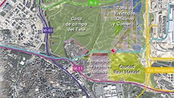 <b>SITUACIÓN IDEAL</B>. Todo se completará con un mini estadio con capacidad para 7.500 espectadores donde jugarán las categorías inferiores.