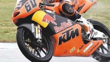 <b>DESPUÉS DE OCHO GRANDES PREMIOS. </b>La primera victoria española, Simón, llegó muy tarde en 125cc.