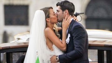 Alice Campello recuerda su boda con Álvaro Morata en el 1.600 aniversario de Venecia