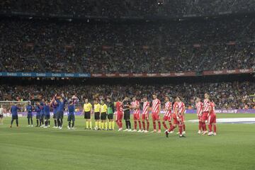 Los equipos en formación.