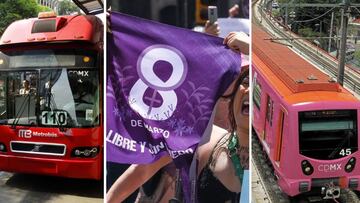 Marcha Día de la Mujer CDMX: ¿qué estaciones del Metro y Metrobús estarán cerradas el 8 de marzo?