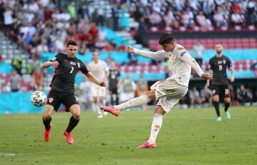 Morata, en la primera parte de la prórroga, marcó el 3-4.