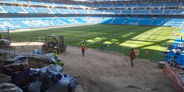 Así avanzan las obras del Santiago Bernabéu