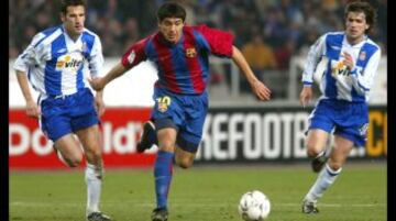 Juan Román Riquelme: Su etapa en el Barcelona no fue la mejor. De 30 partidos jugados solo en 14 fue titular.