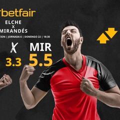 Elche CF vs. CD Mirandés: horario, TV, pronósticos, estadísticas y clasificación